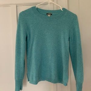Blue J Crew cashmere sweater